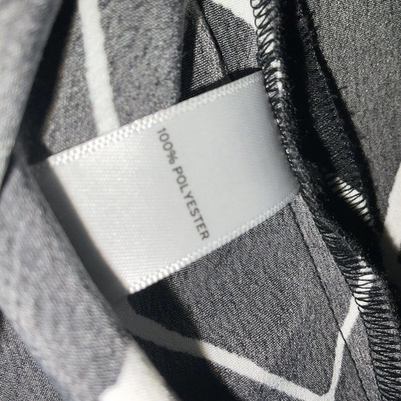 Valette Women’s Black White Sheath Dress. Patch Pockets Sz. Small - Picture 9 of 12